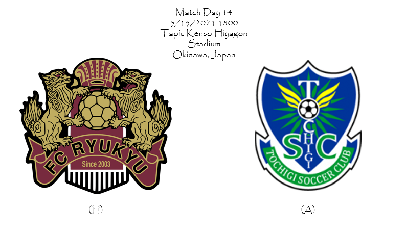 FC RYUKYU VERSUS TOCHIGI SC PREVIEW